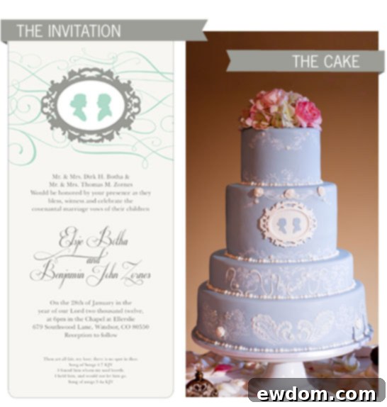 Elegant Cameo Confection 3 Close-up of intricate hand-painted scroll details and modeling chocolate cameo on vintage wedding cake