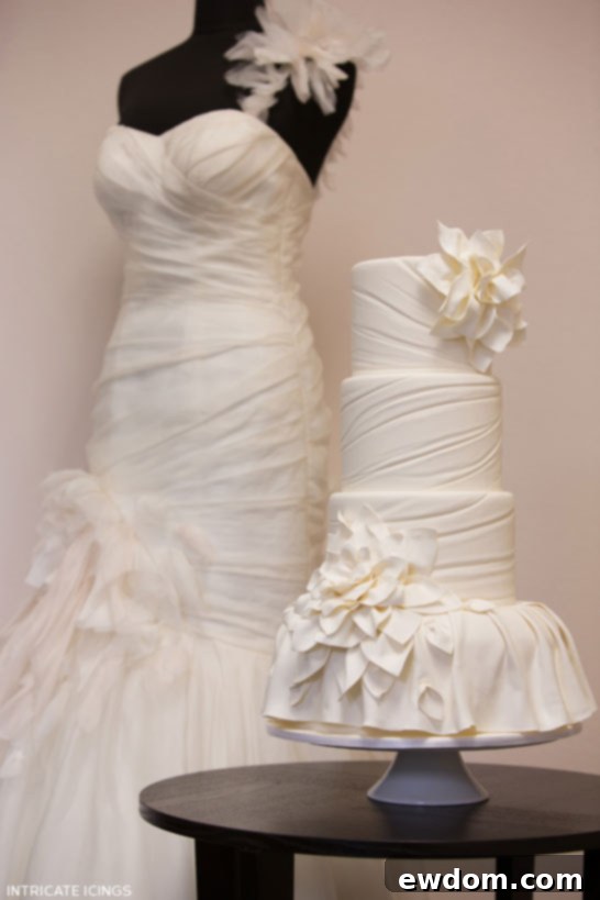 Fashion Inspired Cake by Intricate Icings Cake Design, a masterpiece for weddings