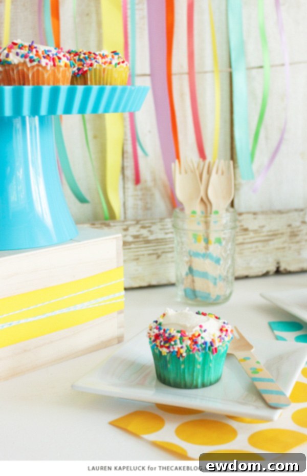 Vibrant Funfetti Cupcakes 3 Classic Funfetti Cupcakes from Scratch