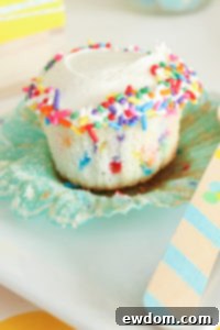Vibrant Funfetti Cupcakes 8 Easy Funfetti Cupcakes | by Lauren Kapeluck for TheCakeBlog.com