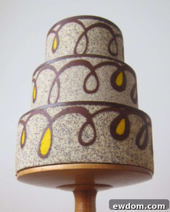 Graphic Entremet Cakes by MRobin | TheCakeBlog.com