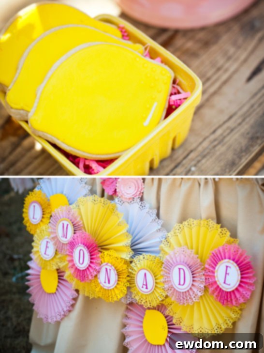 Zesty Dessert Spread 4 Fresh Lemonade Dessert Table | TheCakeBlog.com