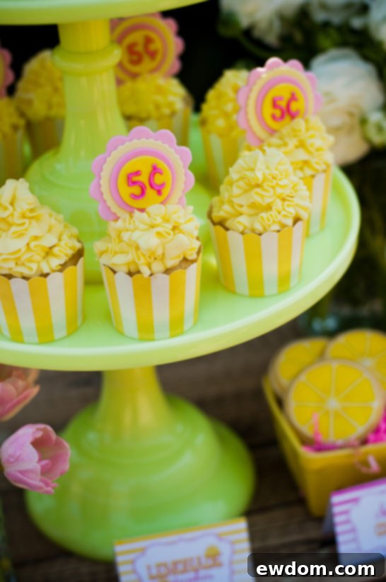 Zesty Dessert Spread 5 Fresh Lemonade Dessert Table | TheCakeBlog.com