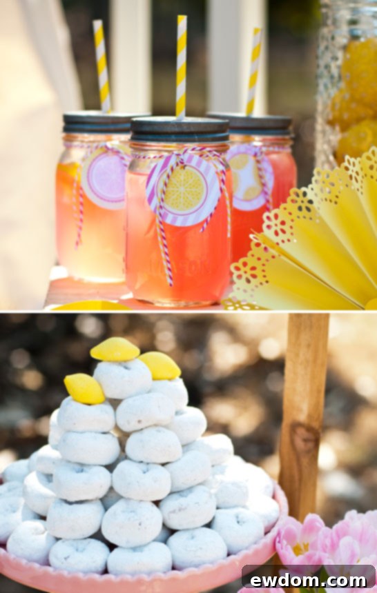 Zesty Dessert Spread 10 Fresh Lemonade Dessert Table | TheCakeBlog.com