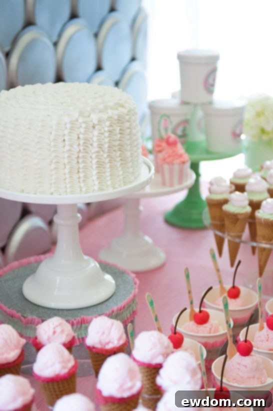 Scoop-tacular Celebration 7 Ice Cream Party | styled by Deliciously Darling | TheCakeBlog.com
