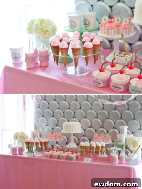 Scoop-tacular Celebration 9 Ice Cream Party | styled by Deliciously Darling | TheCakeBlog.com