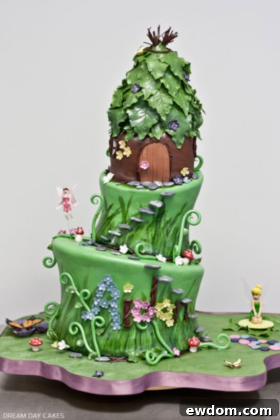 Fairy Princess Birthday Cake | by Dream Day Cakes | TheCakeBlog.com