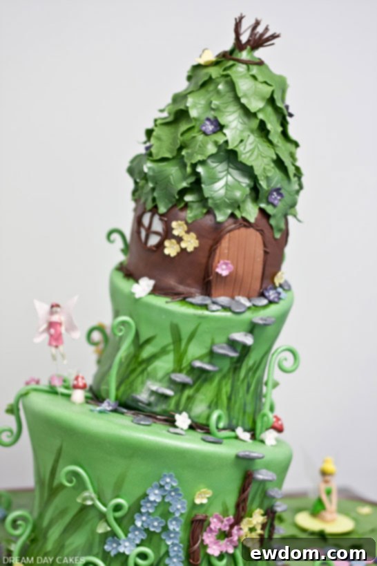 Fairy Princess Birthday Cake | by Dream Day Cakes | TheCakeBlog.com