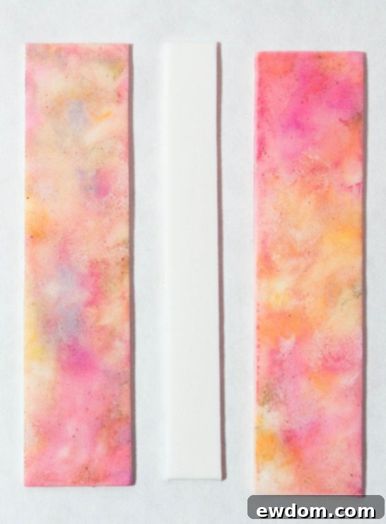 Final Touches on a Watercolor Painted Cake