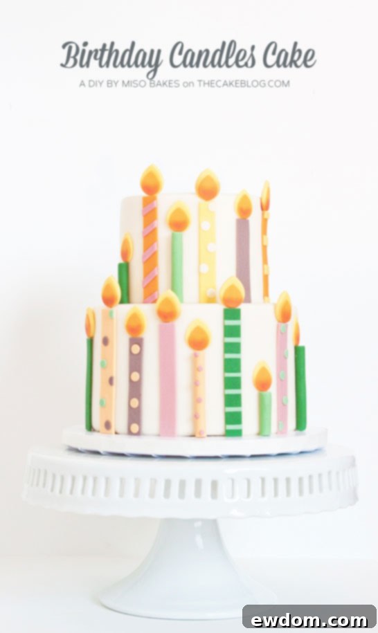 DIY Birthday Candles Cake Tutorial: Unlocking Personalized Cake Designs with Miso Bakes