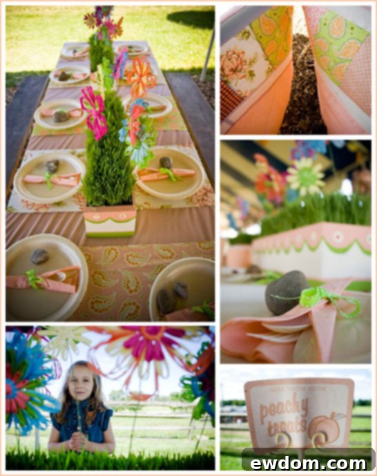 Peaches and Cream Birthday Party