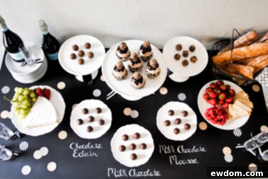 Truffles with Strawberries and Raspberries Godiva Truffle Flight | Truffle Tasting Party Inspiration | TheCakeBlog.com