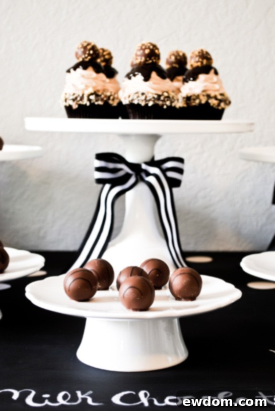 Elegant Girls' Night In Party Godiva Truffle Flight | Truffle Tasting Party Inspiration | TheCakeBlog.com