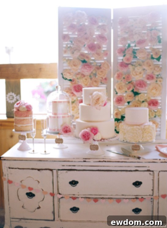 Rose Cake Display | by Intricate Icings | #PinkWeek on TheCakeBlog.com
