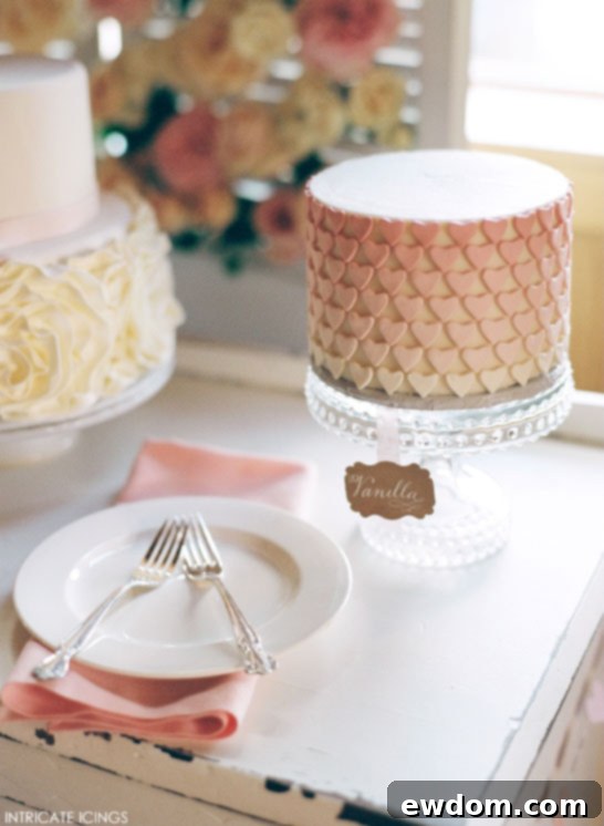 Rose Cake Display | by Intricate Icings | #PinkWeek on TheCakeBlog.com