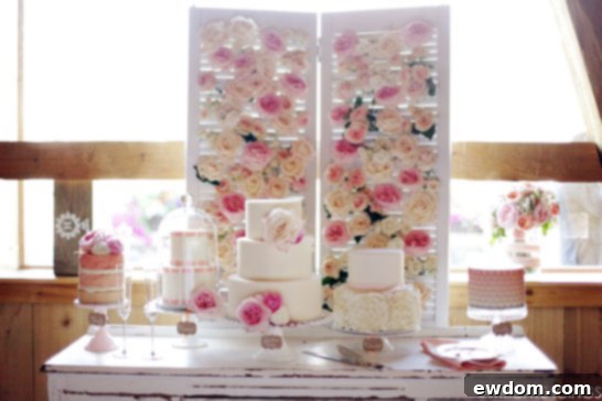 Rose Cake Display | by Intricate Icings | Pink Week on TheCakeBlog.com
