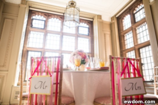 Pink & Gold Wedding Inspiration  |   TheCakeBlog.com