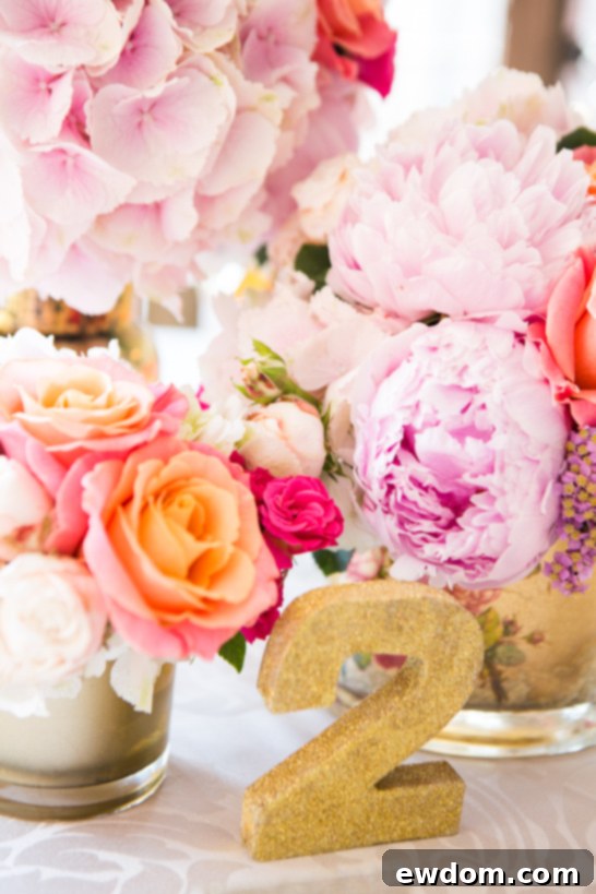 Pink & Gold Wedding Inspiration  |   TheCakeBlog.com