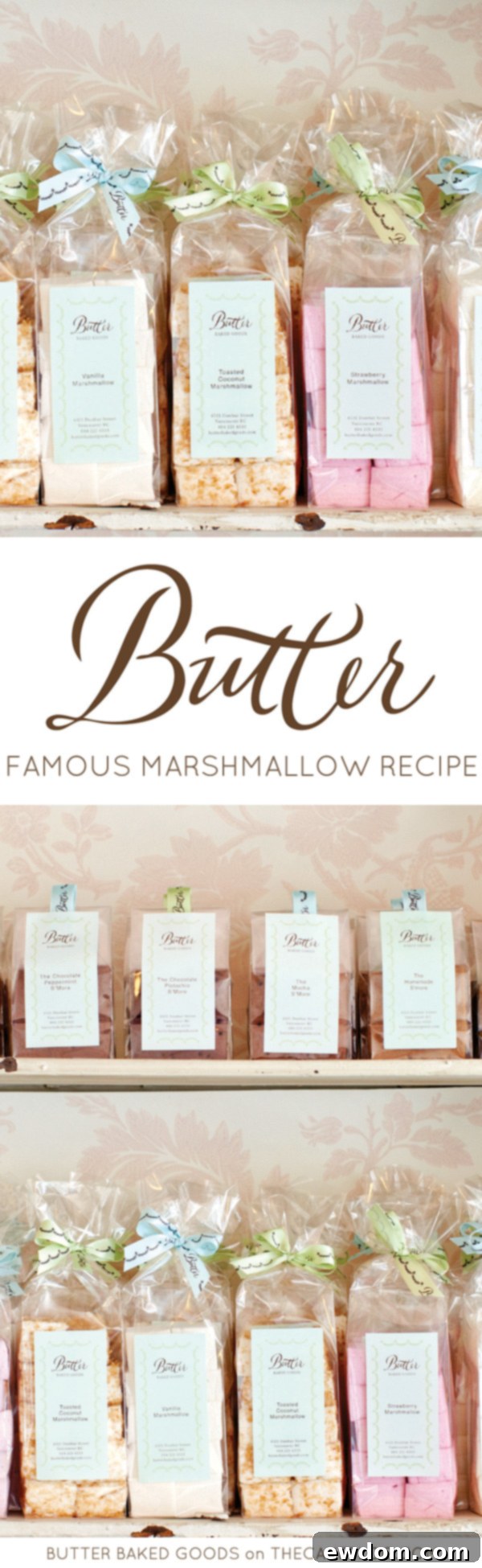 Butter's Famous Marshmallow Recipe | from Butter Baked Goods by Rosie Daykin | TheCakeBlog.com