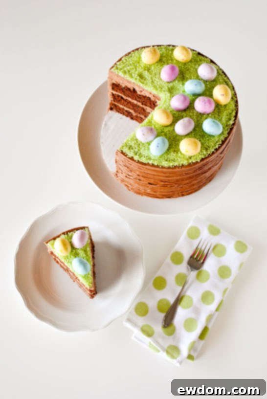 Basketweave Easter Cake 6 Easy Easter Basket Cake | a DIY by Carrie Sellman of TheCakeBlog.com