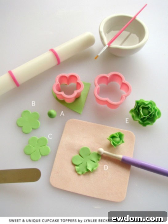 Create a Whimsical Easter Bunny Garden 5 Easter Bunny Garden | tutorial from Sweet & Unique Cupcake Toppers by Lynlee Beckett