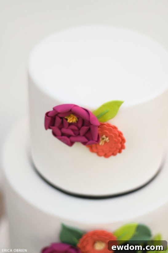 Chalkboards and Paper Flowers: The Ultimate Decor Duo 6 Process of Shaping and Drying Hand-Made Fondant Leaves and Flowers