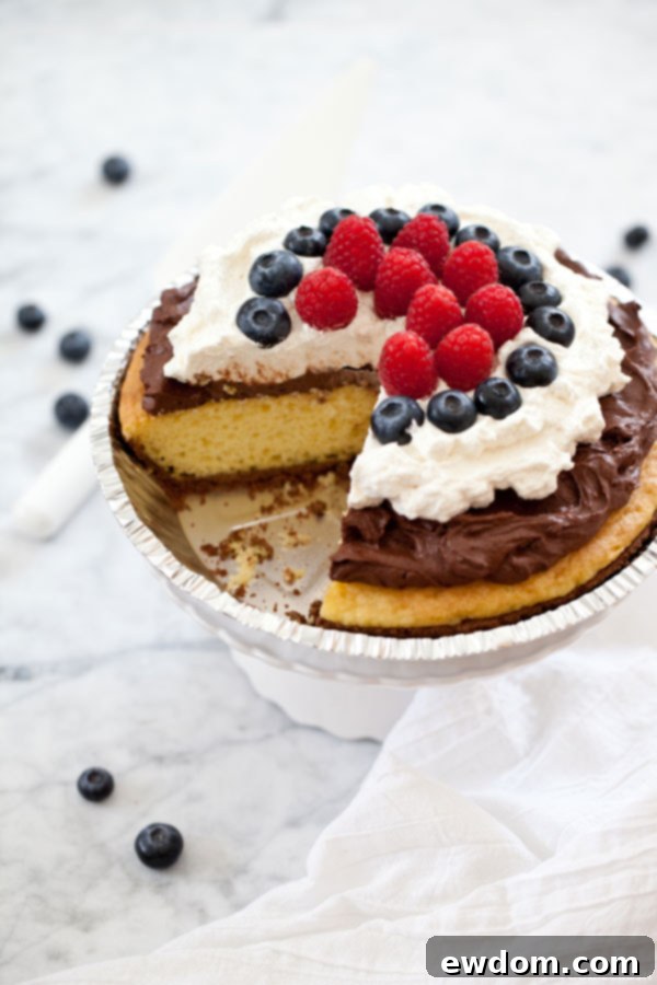 Unique Birthday Pie Cake combining cake and pie elements for a delicious dessert