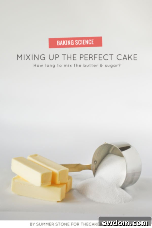 Unlocking the Perfect Cake 2 The Science of Creaming: How Long to Mix Butter and Sugar for the Perfect Cake Texture