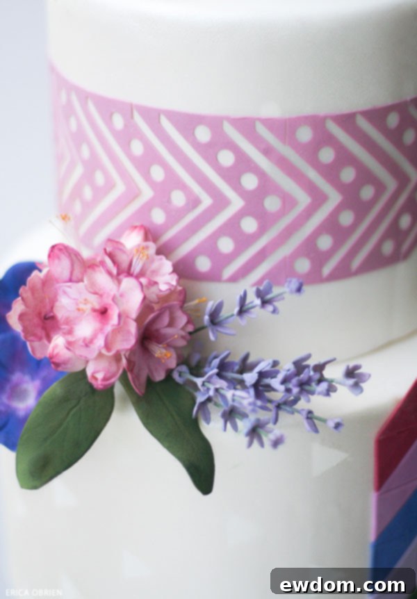 The Synthesis of Technique and Imagination 5 Arrows in shades of Pantone Fall 2014 | by Erica OBrien for TheCakeBlog.com