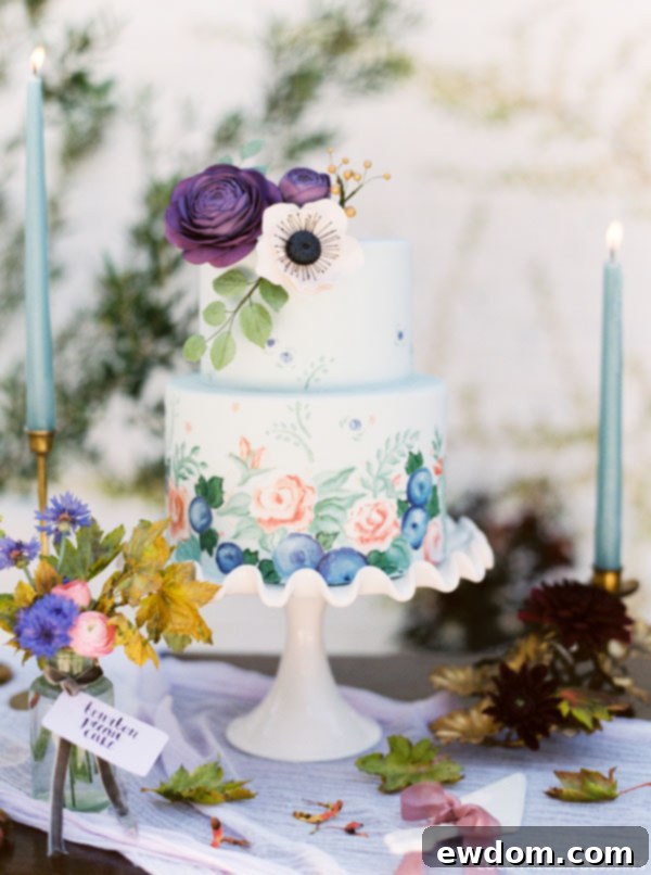 Fall Wedding Cake Inspiration | by Coco Paloma Desserts on TheCakeBlog.com