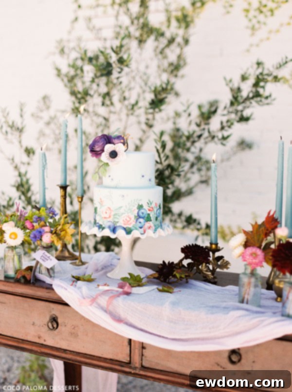 Fall Wedding Cake Inspiration | by Coco Paloma Desserts on TheCakeBlog.com