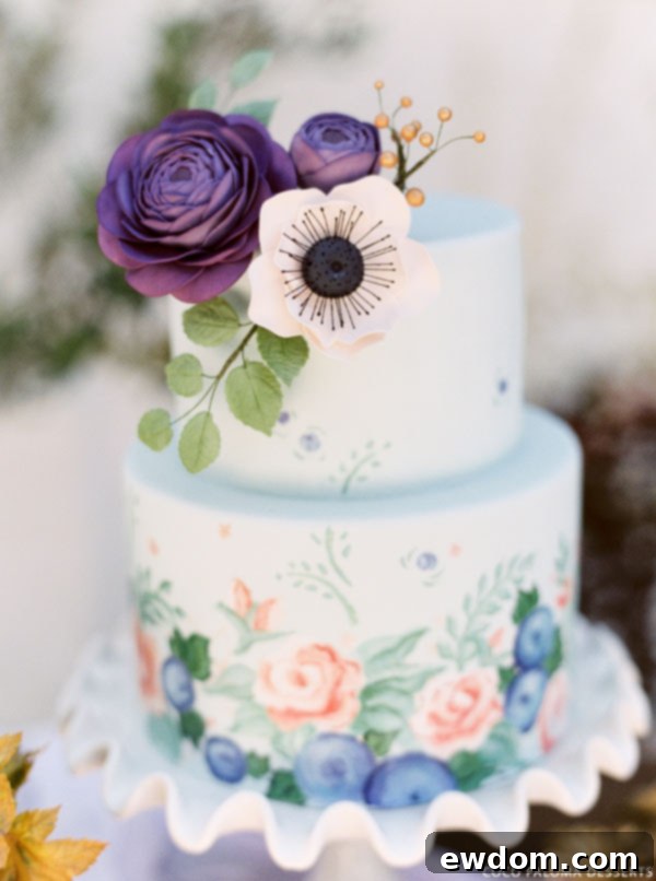 Fall Wedding Cake Inspiration | by Coco Paloma Desserts on TheCakeBlog.com