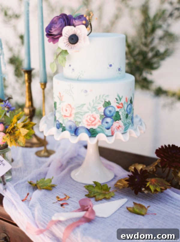 Fall Wedding Cake Inspiration | by Coco Paloma Desserts on TheCakeBlog.com