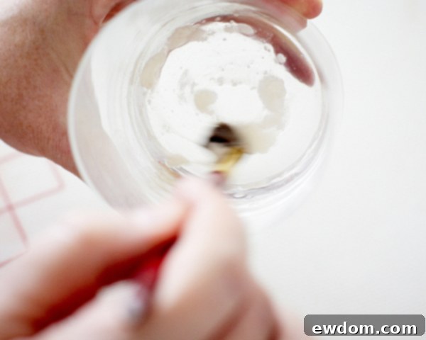 Transferring Pumpkin Cake to Board and Making Edible Fondant Glue