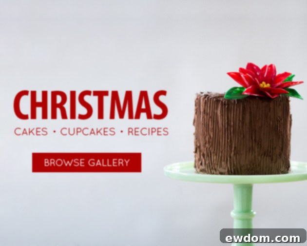 Christmas Cake Recipes and Holiday Desserts on TheCakeBlog.com - Explore Festive Ideas