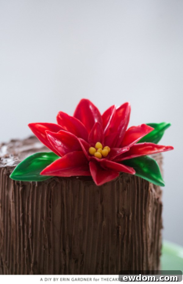 How to Make Edible Poinsettias with Candy Melts - Detailed Tutorial