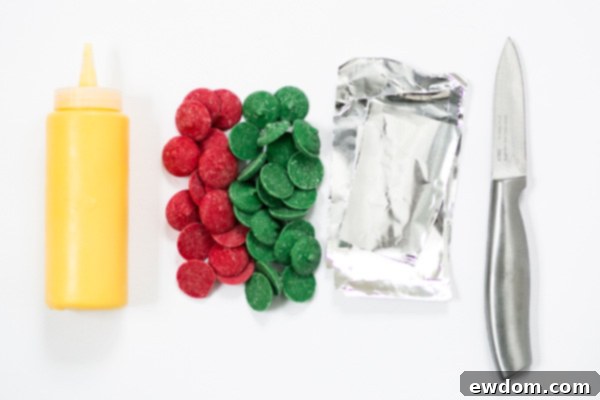 Step-by-Step Chocolate Poinsettia Tutorial: Making Yellow Flower Centers