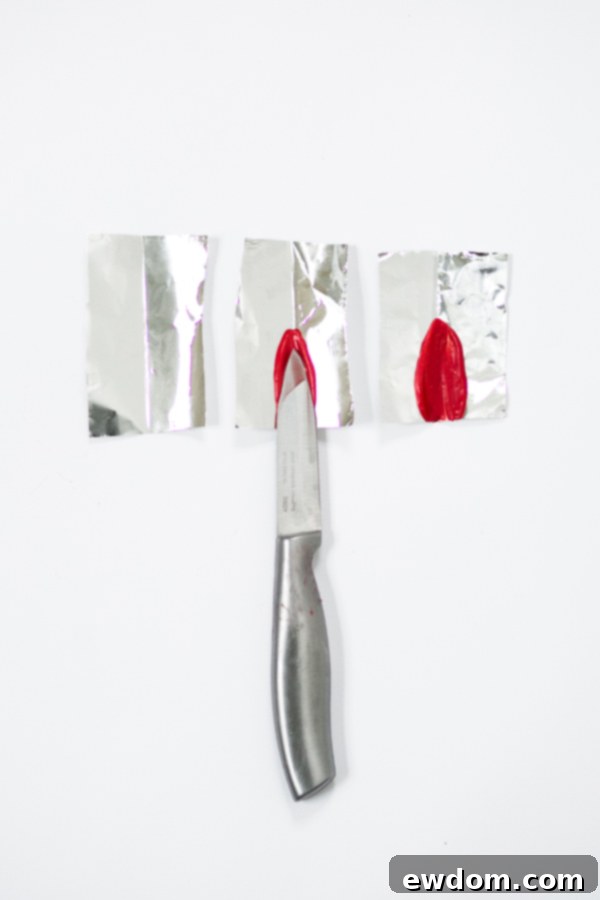 Finished Chocolate Poinsettia Components Ready for Assembly