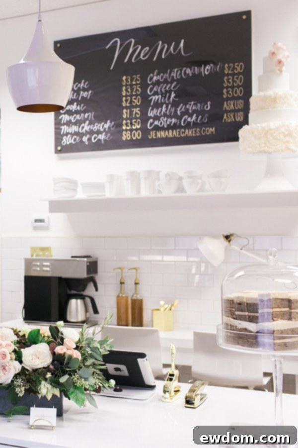 Jenna Rae Cakes Bakery Tour 2 A vibrant interior shot revealing the inviting atmosphere of Jenna Rae Cakes bakery and cake boutique.