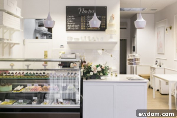 Jenna Rae Cakes Bakery Tour 12 A general view of the inviting and well-lit interior of Jenna Rae Cakes, ready to welcome customers.