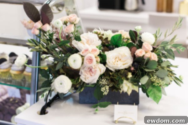 Jenna Rae Cakes Bakery Tour 13 A bright and spacious interior shot showing the counter and display at Jenna Rae Cakes, with a focus on customer experience.