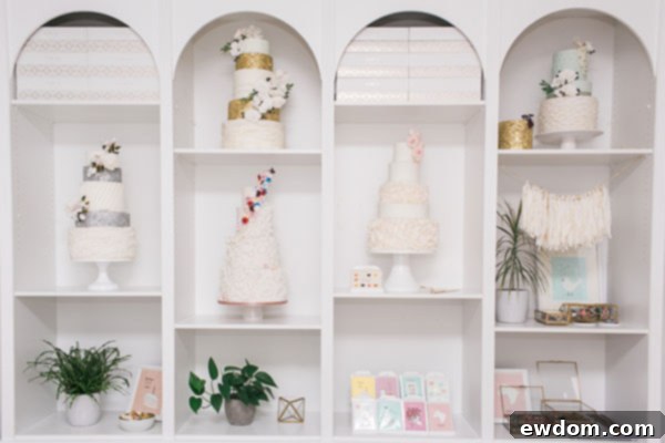 Jenna Rae Cakes Bakery Tour 16 A general interior view of the Jenna Rae Cakes bakery, showing the elegant counter and display cases.