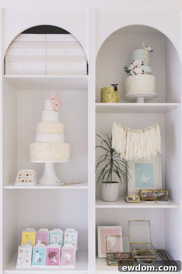 Jenna Rae Cakes Bakery Tour 17 A close-up shot showcasing a variety of impeccably decorated cupcakes and other small treats at Jenna Rae Cakes.