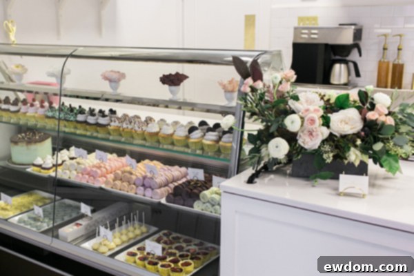 Jenna Rae Cakes Bakery Tour 10 Another enticing display of various baked goods and desserts at the Jenna Rae Cakes storefront.
