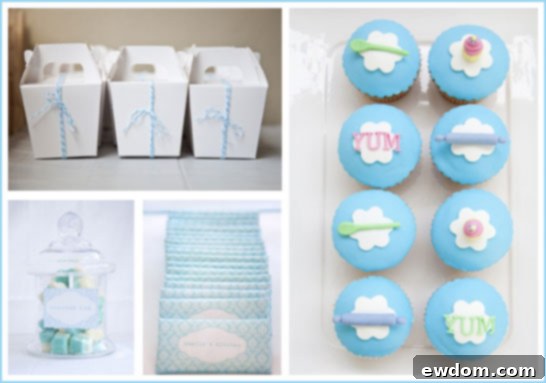 Scrumptious Baking Party Cupcakes with Themed Toppers