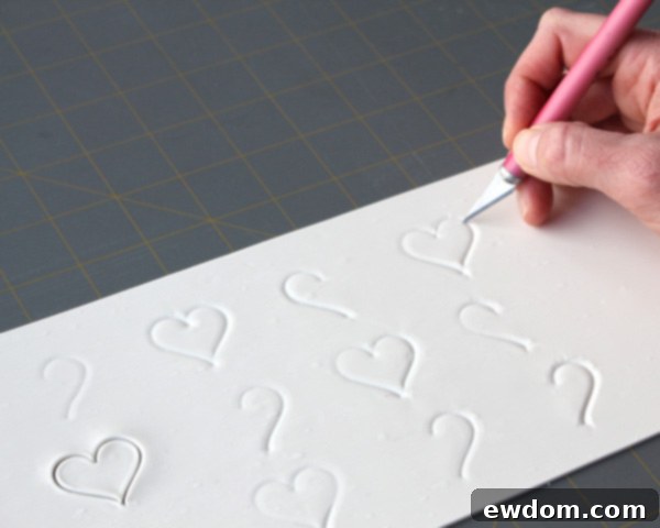 Heart Window Cake 13 How to make a heart cutout cake | by Rachael Teufel for TheCakeBlog.com