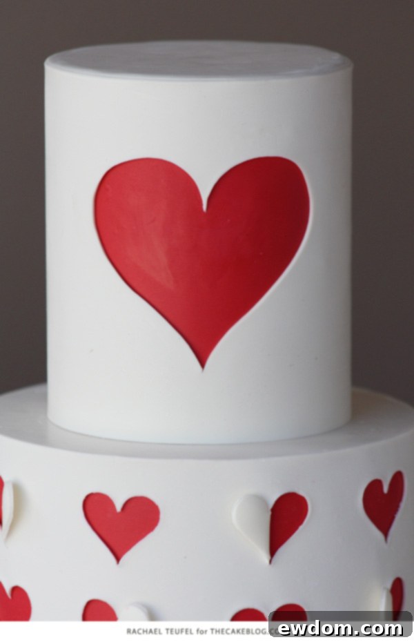 Heart Window Cake 17 How to make a heart cutout cake | by Rachael Teufel for TheCakeBlog.com