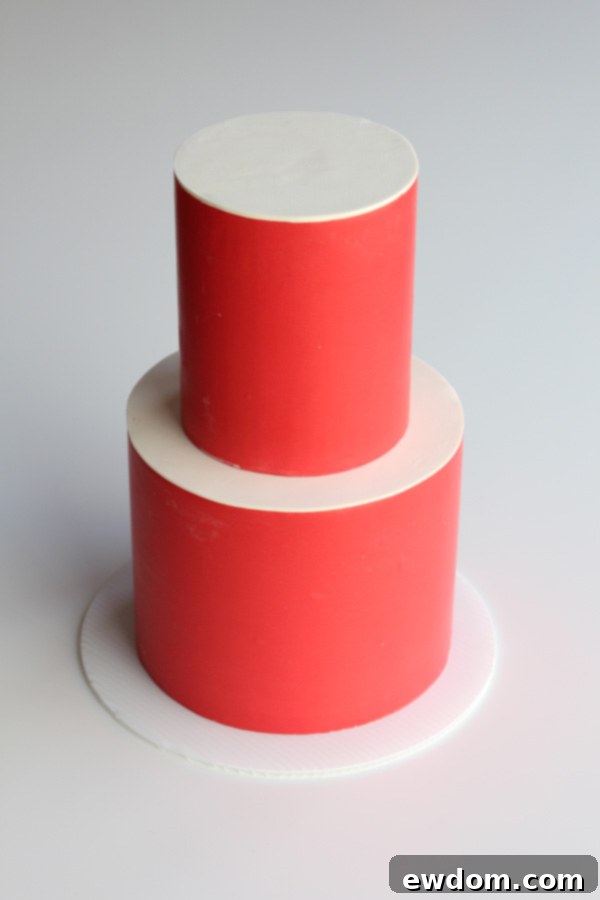 Heart Window Cake 8 How to make a heart cutout cake | by Rachael Teufel for TheCakeBlog.com