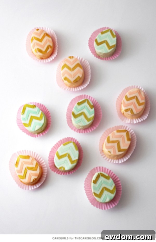 Mini Easter Egg Cakes | by Cakegirls for TheCakeBlog.com