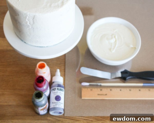 Measuring Cake Height for Chocolate Wrap